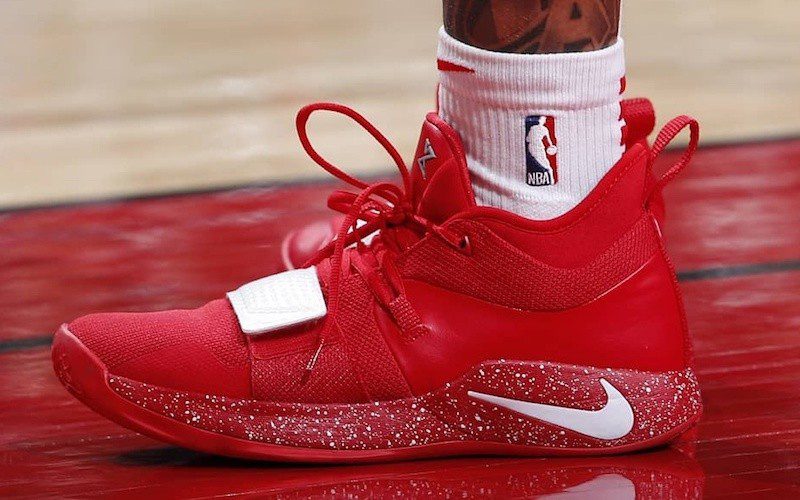 paul george 2.5 shoes red