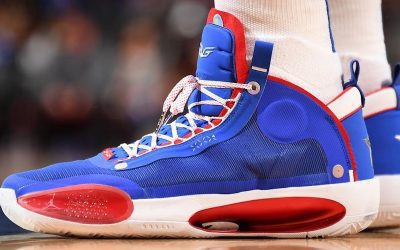 Blake Griffin in the Air Jordan 34 'Captain America'