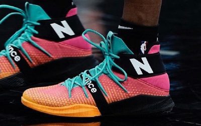 Dejounte Murray in the New Balance OMN1S 'Spurs'