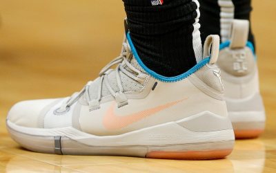 DeMar DeRozan in the Nike Kobe AD Exodus 'Cream with pink highlights'