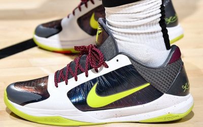 DeMar DeRozan in the Nike Zoom Kobe 5 'Chaos'