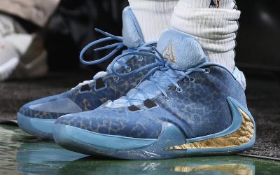 Giannis Antetokounmpo in the Nike Zoom Freak 1 'Coming to America'