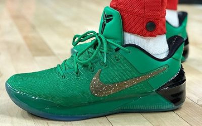 Isaiah Thomas in the Nike Zoom Kobe 4 Protro 'Celtics'