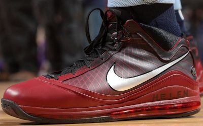 Jae Crowder in the Nike LeBron 7 'Christmas'