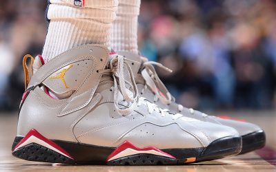 Jerami Grant in the Air Jordan 6 Retro 'Reflections of a Champion'