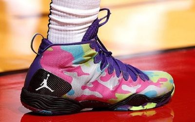 Jimmy Butler in the Air Jordan 28 'Bel Air'