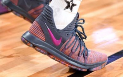 Kevin Durant in the Nike KD 10 'Santa Monica'