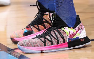 Kevin Durant in the Nike KD 10 'What the" KD 10'
