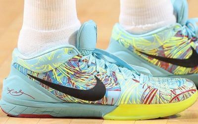 Kyle Anderson in the Nike Zoom Kobe 4 Protro 'Wizenard'