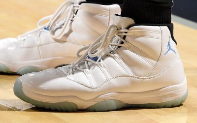 LaMarcus Aldridge in the Air Jordan 11 Retro 'Columbias'