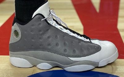 LaMarcus Aldridge in the Air Jordan 13 Retro 'Spurs colors'