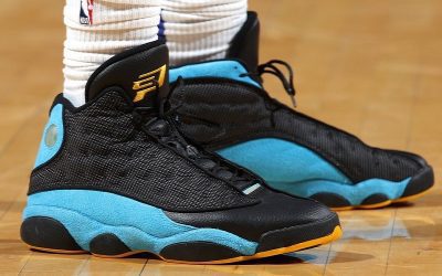 Montrezl Harrell in the Air Jordan 13 Retro 'Chris Paul'