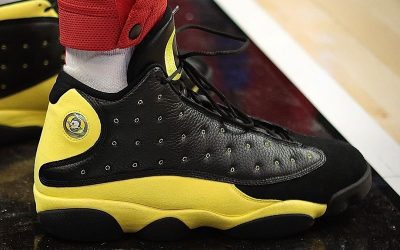 PJ Tucker in the Air Jordan 13 Retro 'Oregon'