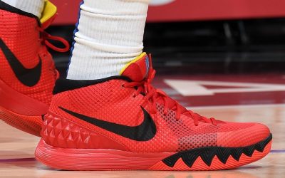 Rodney McGruder in the Nike Kyrie 1 'All red with black details'
