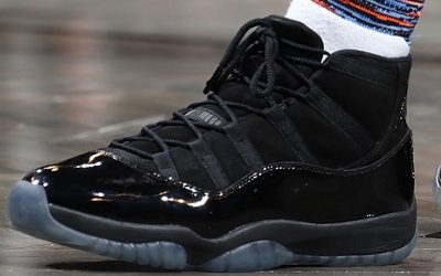Taurean Prince in the Air Jordan 11 Retro 'Cap & Gown'
