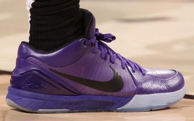 Trevor Ariza in the Nike Zoom Kobe 4 Protro 'Purple'