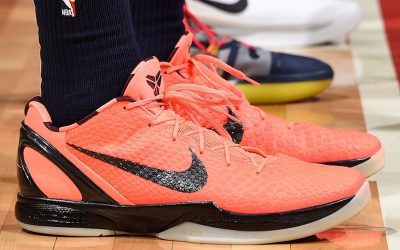 Trey Lyles in the Nike Zoom Kobe 6 'Barcelona'
