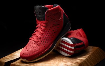 derrick rose shoes red