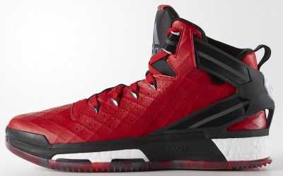 d rose red shoes