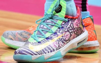 Derrick Jones Jr. in the Nike Zoom KD 6 'What The'