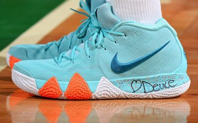 Jayson Tatum in the Nike Kyrie 4 'Power is Female'