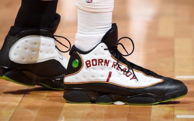 Lance Stephenson in the Air Jordan 13 Retro 'Born Ready'