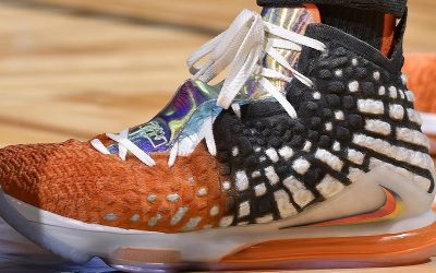 Markelle Fultz in the Nike LeBron 17 'Orland Magic City Edition Uni'