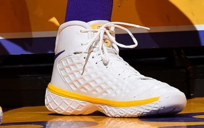 Kyle Kuzma in the Nike Zoom Kobe 3 'MVP'