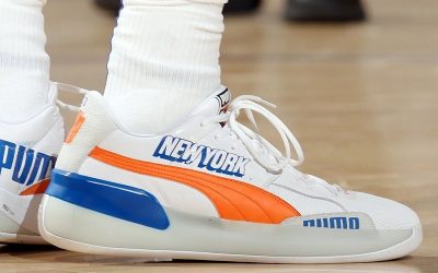 RJ Barrett in the Puma Clyde Hardwood 'New York'