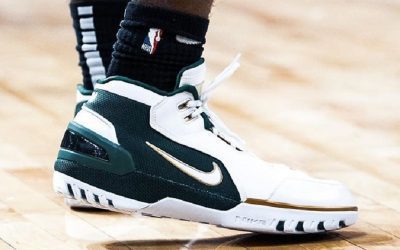 Bronny James in the Nike Air Zoom Generation 'SVSM'