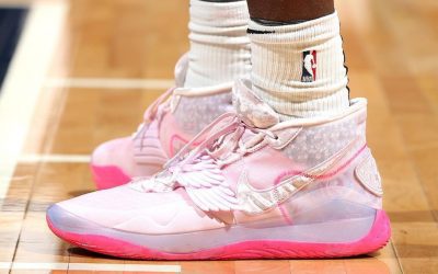 Nazreon Reid in the Nike KD 12 'Aunt Pearl'