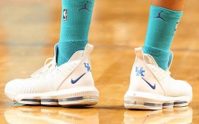 P.J. Washington in the Nike LeBron 16 'Kentucky'