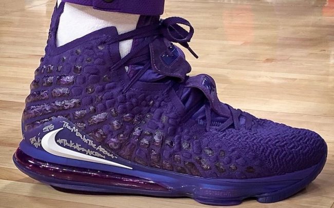 LeBron James in the Nike LeBron 17 “2K”