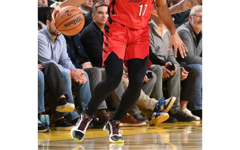 Shaedon Sharpe in the Nike Kobe 5 Protro 'Chaos'